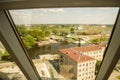 View from the tower to Jelgava city, Latvia