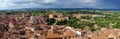 View From The Tower Torre Del Mangia To The Old Town Of Siena Tuscany Italy Royalty Free Stock Photo