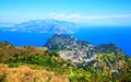 View of town Anacapri, Island Capri, Gulf of Naples, Italy, Europe Royalty Free Stock Photo