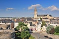View of the town Angers with the cathedral Saint Maurice. Angers in western France