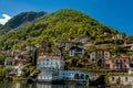 View at town Argegno on lake Como in Italy Royalty Free Stock Photo