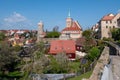 view of the town bautzen in saxony east germany Royalty Free Stock Photo