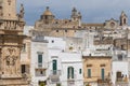View of the town with the cathedral, Ostuni, Apulia, Italy Royalty Free Stock Photo