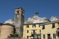 View of the town of Colonnata, Carrara, Tuscany, Italy