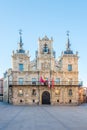 View at the Town hall from Espana place in Astorga - Spain Royalty Free Stock Photo