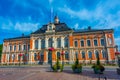 View of town hall in Finnish town Kuopio