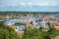 View of the Town and Harbor of Marstrand, Sweden Royalty Free Stock Photo