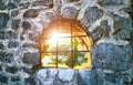 View town Herceg Novi from fortress Kanli Kula, Montenegro Royalty Free Stock Photo