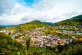 View of the town of Hornberg in the Black Forest.