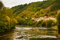 View of the town Le Bugue France Royalty Free Stock Photo