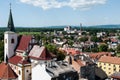 View of the town Litovel from the town hall tower