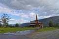 View of the Lom Stave Church Norway