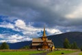 View of the Lom Stave Church Norway