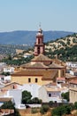 View of the town and mountains, Algodonales, Spain.