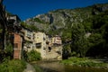 View on the town of pont en royans Royalty Free Stock Photo