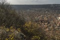 View of the town of Provadia from the Ovech fortress Royalty Free Stock Photo
