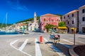 View at town Pucisca, Island Brac. Royalty Free Stock Photo