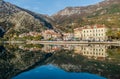 View on town of Risan, Montenegro Royalty Free Stock Photo