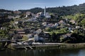 A view of the town on the road to the Douro River Valley. Royalty Free Stock Photo