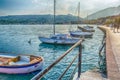 View of the town of Salo, Lake Garda, Italy