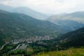 View of the town Sort in Pyrenees Spain Royalty Free Stock Photo