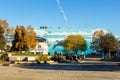 View of the Town Square Park. Anchorage, Alaska, USA