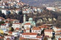 View from town Veliko Tarnovo in Bulgaria Royalty Free Stock Photo