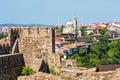 View of the town of Veliko Tarnovo from the castle Bulgaria Royalty Free Stock Photo