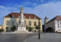 View of the townsquare of Buda old town