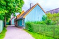 View of a traditional building in the norwegian folk museum in Oslo, Norway...IMAGE