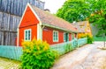 View of a traditional building in the norwegian folk museum in Oslo, Norway...IMAGE