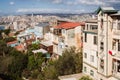 View of the traditional and colorful buildings of Valparaiso, Chile Royalty Free Stock Photo