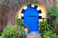 Colorful door in Sidi Bou Said, Tunisia.