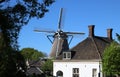 Molen De Herder, windmill, Leiden, Netherlands Royalty Free Stock Photo