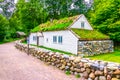 View of a traditional farmhouse in the norwegian folk museum in Oslo, Norway...IMAGE