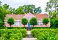 View of a traditional farmhouse in the norwegian folk museum in Oslo, Norway...IMAGE