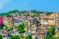 View of traditional houses in the old town of Veliko Tarnovo, Bulgaria Royalty Free Stock Photo