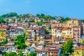 View of traditional houses in the old town of Veliko Tarnovo, Bulgaria Royalty Free Stock Photo