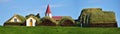 View at Traditional Icelandic farm Glaumbaer composed of turf houses in Northern Iceland Royalty Free Stock Photo