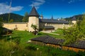 Monastery in Sucevita, Romania Royalty Free Stock Photo