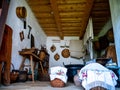 View on a traditional pantry of a pise house