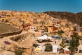 View of traditional small moroccan rural village of Amizmiz in the countryside of Morocco\'s Atlas mountain