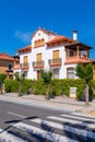 View of a traditional Spanish mansion