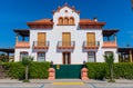 View of a traditional Spanish mansion