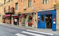 Traditional street snack bars in Gozo island, Malta Royalty Free Stock Photo