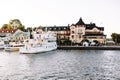 Traditional Swedish architecture in Stockholm, Sweden