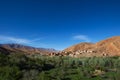 View of a traditional village along the Dades Valley