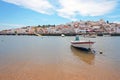 View on the traditional village Ferragudo in the Algarve Portugal Royalty Free Stock Photo