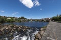 View of the traditional village of Ponte da Barca in the Minho Region of Portugal Royalty Free Stock Photo