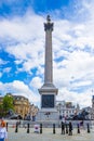 View of Trafalgar Square City of Westminster London UK Royalty Free Stock Photo